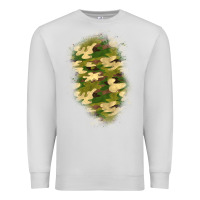 Dove Grey camouflage patch 1 Premium Sweatshirt - BundleAndBundleShop
