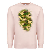 Pale Pink camouflage patch 1 Premium Sweatshirt - BundleAndBundleShop