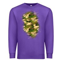 Purple camouflage patch 1 Premium Sweatshirt - BundleAndBundleShop