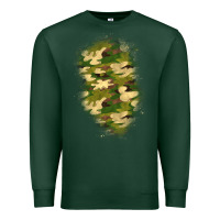 Sports Green camouflage patch 1 Premium Sweatshirt - BundleAndBundleShop