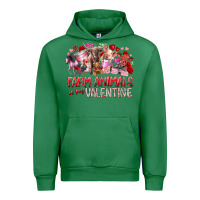 Emerald farm animals is my valentine Urban Hoodie - RacoonDesign