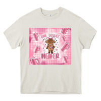 Cream one boujee heifer Heavy Core Tee - MaliasSmallBusiness