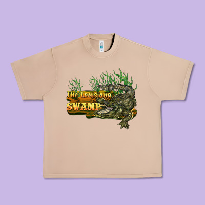 The Louisiana Swamp Urban Heavy Tee Designed By Barkaloodesign