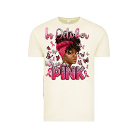 Vintage Arctic in october we wear pink with afro woman Vintage Tee - Artiststas