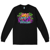 Black Hot wife summer Long Sleeve Tee - NancyCooperArtShop