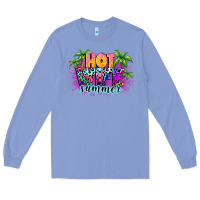 Colony Blue Hot wife summer Long Sleeve Tee - NancyCooperArtShop