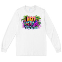 White Hot wife summer Long Sleeve Tee - NancyCooperArtShop