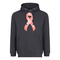 Smoke uterine or endometrial cancer ribbon Heavyweight Hoodie - FaDigitalArtStudio