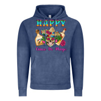 Vintage Denim Happy Cinco De Mayo Mexican Skull Tequila Bottle Roses Cactus Vintage Hoodie - Artiststas