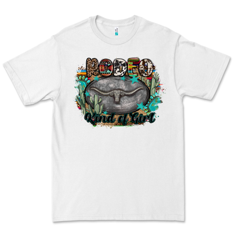 Rodeo Kind Of Girl Premium Tee by MaliasSmallBusiness | Teevron