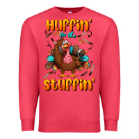 Cardinal huffin' for the stuffin' Premium Sweatshirt - BundleAndBundleShop