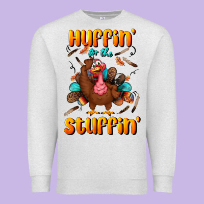 Huffin' For The Stuffin' Premium Sweatshirt Designed By Bundleandbundleshop
