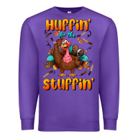 Purple huffin' for the stuffin' Premium Sweatshirt - BundleAndBundleShop