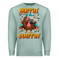 Seafoam huffin' for the stuffin' Premium Sweatshirt - BundleAndBundleShop