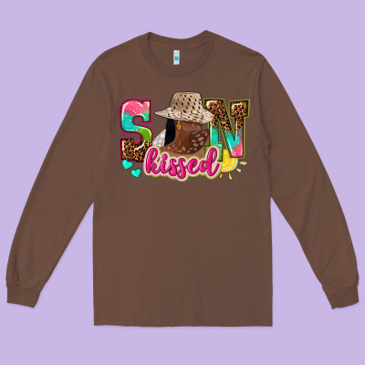 Afro Woman With Sunkissed Long Sleeve Tee Designed By Nancycooperartshop