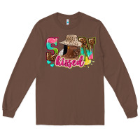 Chestnut Afro woman with sunkissed Long Sleeve Tee - NancyCooperArtShop