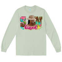 Matcha Afro woman with sunkissed Long Sleeve Tee - NancyCooperArtShop