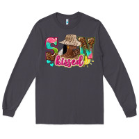 Smoke Afro woman with sunkissed Long Sleeve Tee - NancyCooperArtShop