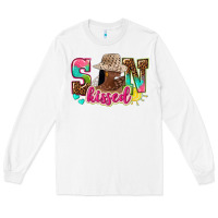 White Afro woman with sunkissed Long Sleeve Tee - NancyCooperArtShop