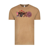 Vintage Camel xoxo calf and gemstone Vintage Tee - RanaPortraitStore