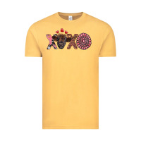Vintage Mustard xoxo calf and gemstone Vintage Tee - RanaPortraitStore