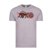 Vintage Zinc xoxo calf and gemstone Vintage Tee - RanaPortraitStore