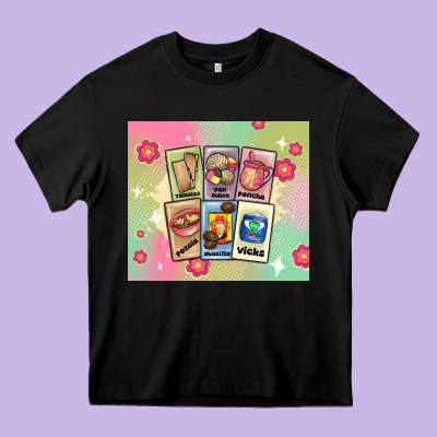 Traditional Mexican Food Heavy Core Tee Designed By Maliassmallbusiness
