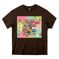 Chocolate Brown traditional mexican food Heavy Core Tee - MaliasSmallBusiness