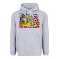 Heather Grey christmas cma certified medical assistant Heavyweight Hoodie - FaDigitalArtStudio
