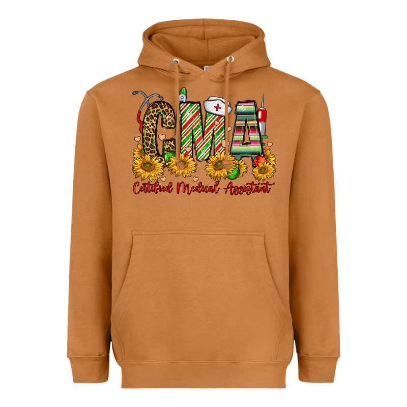 Christmas Cma Certified Medical Assistant Heavyweight Hoodie by FaDigitalArtStudio | Teevron