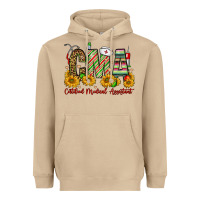 Mushroom christmas cma certified medical assistant Heavyweight Hoodie - FaDigitalArtStudio