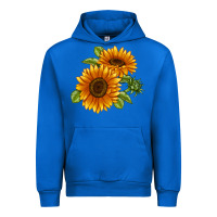 Cobalt Soraya Sunflower Urban Hoodie - LillyAllenDesigns
