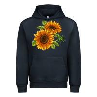 Navy Soraya Sunflower Urban Hoodie - LillyAllenDesigns
