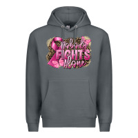 Rock Nobody fights alone Cancer Premium Hoodie - FaDigitalArtStudio