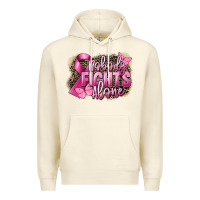 Sandshell Nobody fights alone Cancer Premium Hoodie - FaDigitalArtStudio