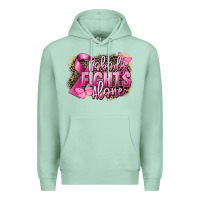 Seafoam Nobody fights alone Cancer Premium Hoodie - FaDigitalArtStudio