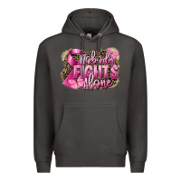 Smoke Nobody fights alone Cancer Premium Hoodie - FaDigitalArtStudio