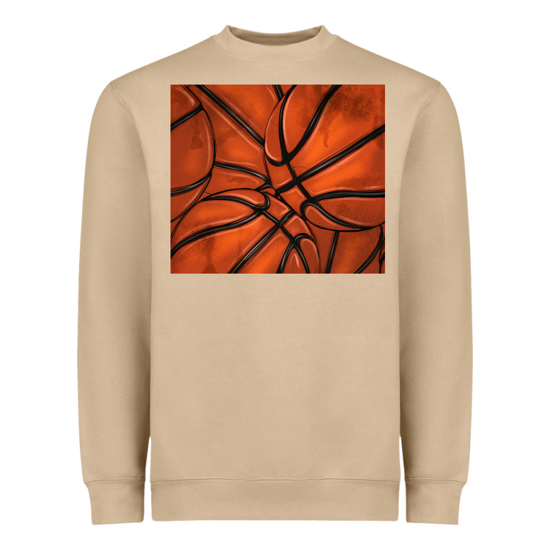 Distressed Basketball Pattern Heavyweight Sweatshirt by TumblerDesignByShophia | Teevron