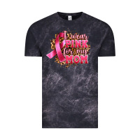 Cloud Black i wear pink for my mom Vintage Tee - Artiststas