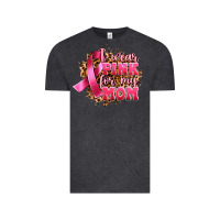 Vintage Black i wear pink for my mom Vintage Tee - Artiststas
