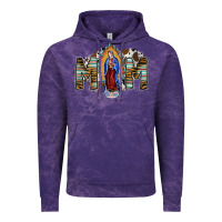 Cloud Purple mom virgin mary Vintage Hoodie - SublimationCraftShop