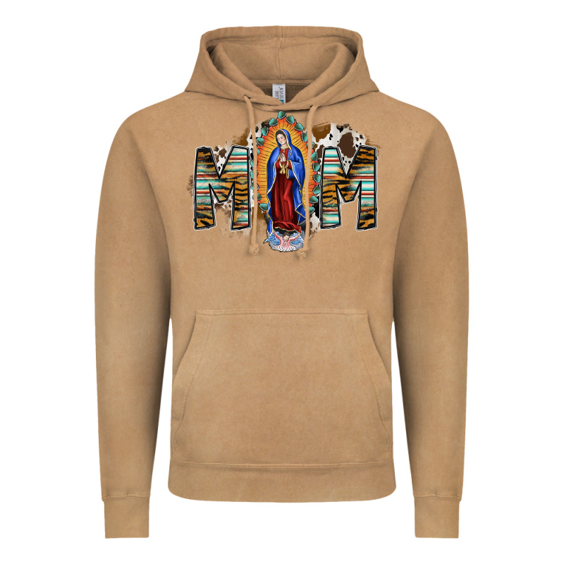 Mom Virgin Mary Vintage Hoodie by SublimationCraftShop | Teevron