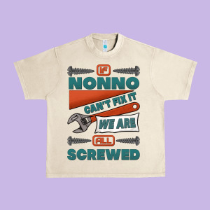 If Nonno Can't Fix It We Are All Screwed Urban Heavy Tee Designed By Jasminsmagicworld