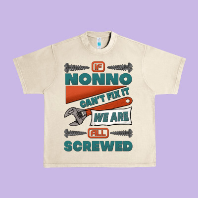If Nonno Can't Fix It We Are All Screwed Urban Heavy Tee Designed By Jasminsmagicworld