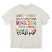 Cream easter bunny spring Heavy Core Tee - MaliasSmallBusiness