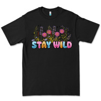 Black stay wild Premium Tee - MaliasSmallBusiness