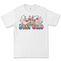 White stay wild Premium Tee - MaliasSmallBusiness