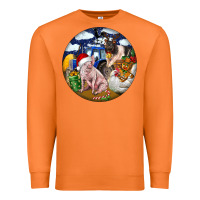 Carrot Farm And Pig Premium Sweatshirt - FaDigitalArtStudio