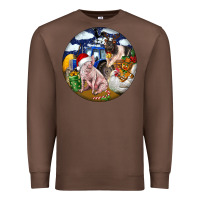 Chestnut Farm And Pig Premium Sweatshirt - FaDigitalArtStudio