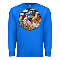 True Royal Farm And Pig Premium Sweatshirt - FaDigitalArtStudio